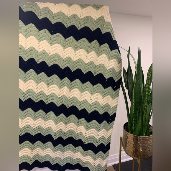 New boho Afghan crochet blanket throw - Picture 1 of 5